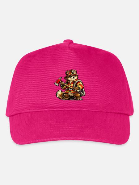 Feuerwehr Bär - Kinder Basecap - Fuchsia