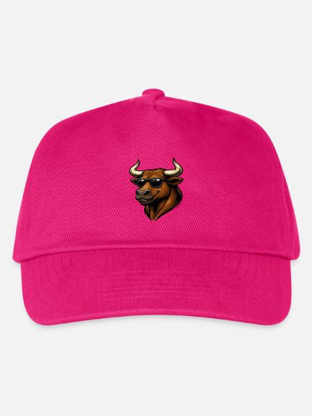 Sonnenbrillen-Bulle Streetstyle - Kinder Basecap - Fuchsia