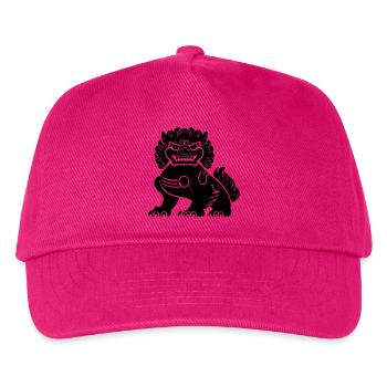 Chinesischer Löwe - Kinder Basecap - Fuchsia - Vorne