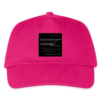 Hoodie_back_3 - Kids’ Baseball Cap - fuchsia - Front