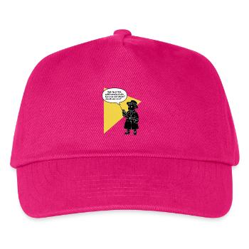 Hallo Tante - Abholen? Dein Bruder nervt lustig - Kinder Basecap - Fuchsia - Vorne