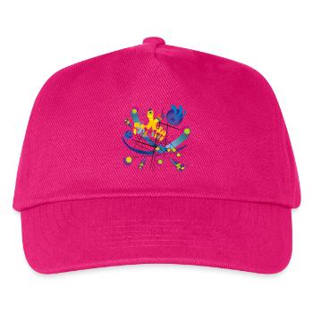 Wearable Art - Visual symphony - Kids’ Baseball Cap - fuchsia - Front