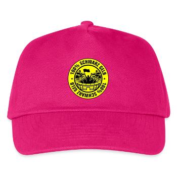 Schwarz Gelb Fans - Kinder Basecap - Fuchsia - Vorne
