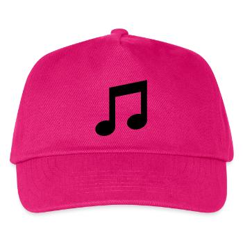 Music tee - Kids’ Baseball Cap - fuchsia - Front