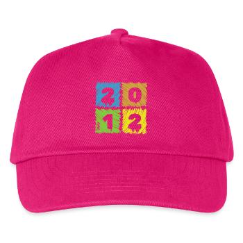 14th Birthday Colored Patches since 07/2012 - Kids’ Baseball Cap - fuchsia - Front