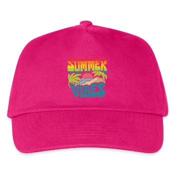 Ambiance estivale - Casquette de baseball Enfant - fuchsia - Devant