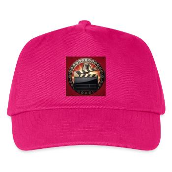 Cinéma rétro clapboard - Casquette de baseball Enfant - fuchsia - Devant