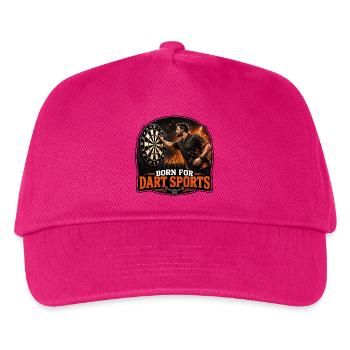 Geboren für Dart- port - Kinder Basecap - Fuchsia - Vorne