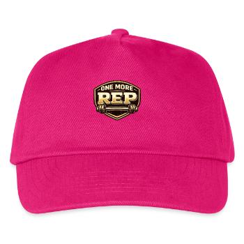 ONE MORE REP - Kinder Basecap - Fuchsia - Vorne