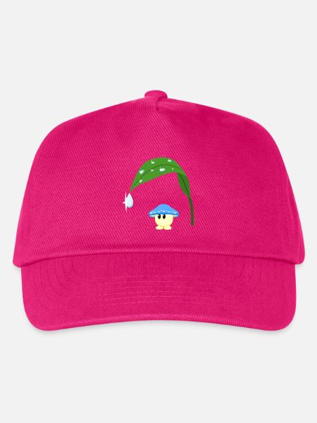 Blauer Pilz - Kinder Basecap - Fuchsia