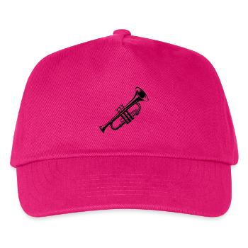 Trumpet - Kids’ Baseball Cap - fuchsia - Front