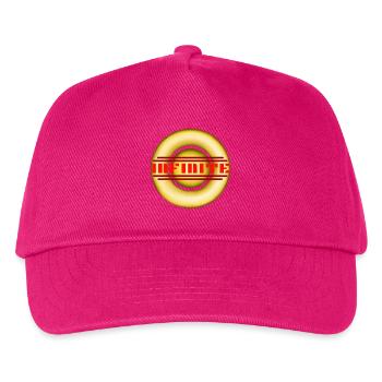 INFINITE Gold - Modern Emblems - Kids’ Baseball Cap - fuchsia - Front