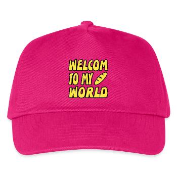 Baker - Kids’ Baseball Cap - fuchsia - Front