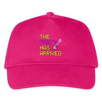 THE PARTY HAS ARRIVED, CAN GO MOUSE - Kids’ Baseball Cap - fuchsia - Front