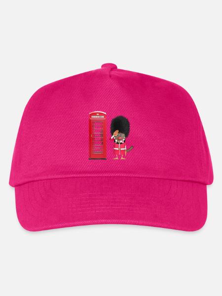 Englisch Foufou 🇬🇧 - Kinder Basecap - Fuchsia