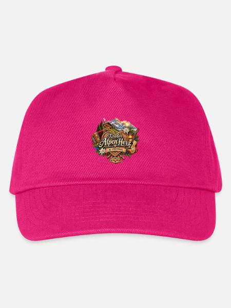 SZWENP - Tiroler Edition Alpenherz AI Festival - Kinder Basecap - Fuchsia