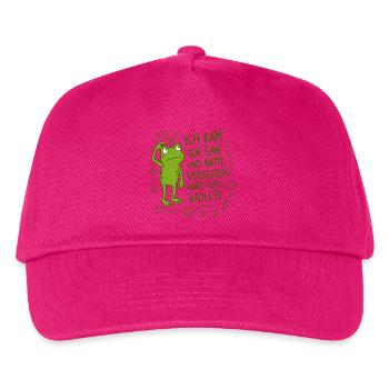 Ich kam ich sah und hatte vergessen was ich wollte - Kinder Basecap - Fuchsia - Vorne