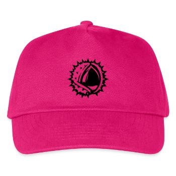 Kastanie Icon - Kinder Basecap - Fuchsia - Vorne