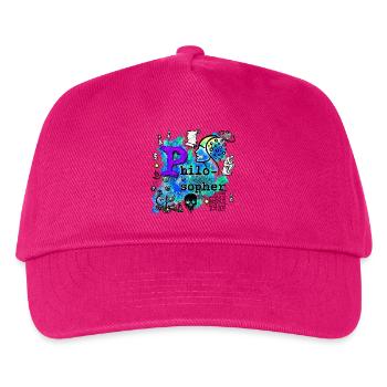 The Philosopher - Kinder Basecap - Fuchsia - Vorne
