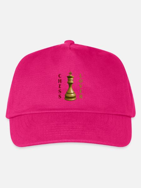 Goldener König Schachliebhaber-Tee - Kinder Basecap - Fuchsia