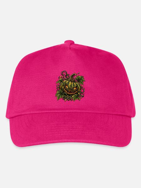 Halloween Ölkürbis - Kinder Basecap - Fuchsia