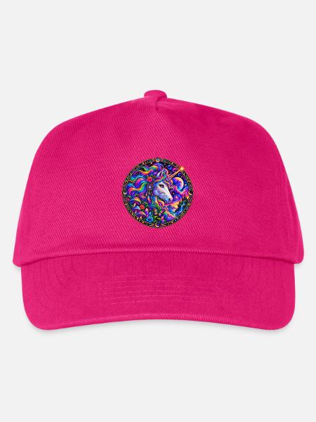 Einhorn - Kinder Basecap - Fuchsia