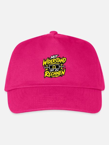 Elektriker – Mit Widerstand ist zu rechnen - Kinder Basecap - Fuchsia
