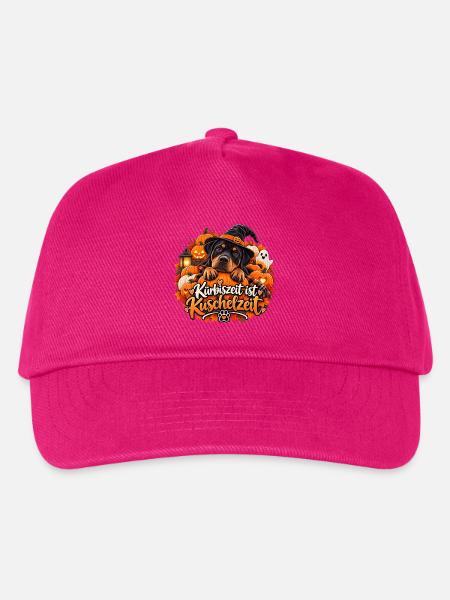 Kürbiszeit ist Kuschelzeit - Kinder Basecap - Fuchsia