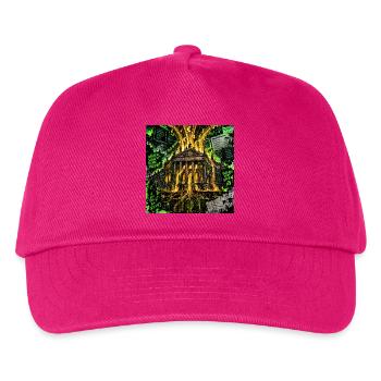 Geistige Freiheit finanzieren 💡 - Kinder Basecap - Fuchsia - Vorne