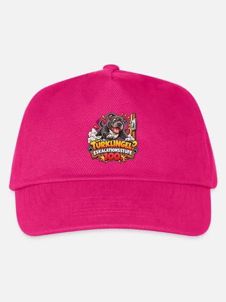 Türklingel und Hundechaos - Kinder Basecap - Fuchsia
