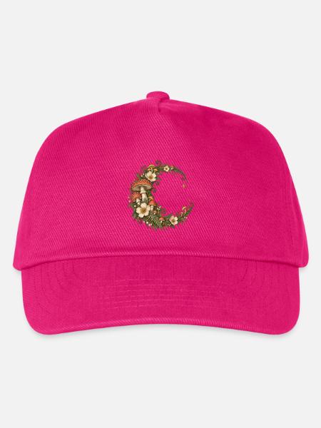 Hummel mit floralen Flügeln - Kinder Basecap - Fuchsia