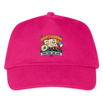 Geburtstagsmission – Kuchen finden - Kinder Basecap - Fuchsia - Vorne