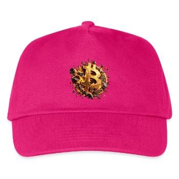 Bitcoin Unbreakable - Kinder Basecap - Fuchsia - Vorne