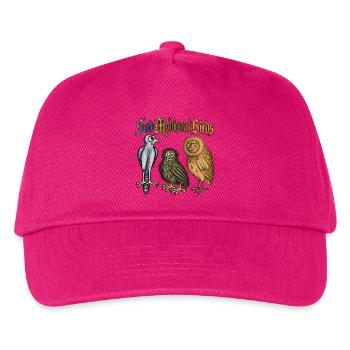 Traurige mittelalterliche Vögel - Kinder Basecap - Fuchsia - Vorne