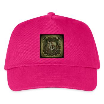 Mystical Long Ears – keltische Steampunk-Familie. - Kinder Basecap - Fuchsia - Vorne