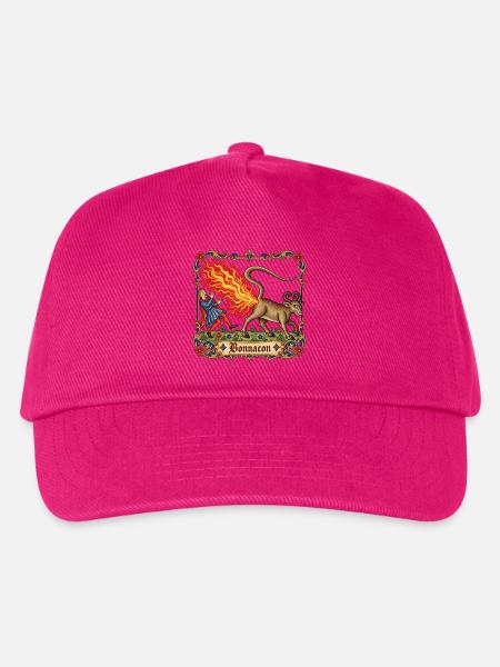 Bonnacon-mittelalterliche Flamme - Kinder Basecap - Fuchsia
