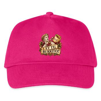 Und Ihr Burrito? Römisches Taco-Duell - Kinder Basecap - Fuchsia - Vorne