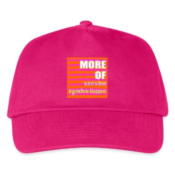 Optimismus Erfolg - Kinder Basecap - Fuchsia - Vorne