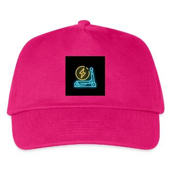 Neon Blitz Scooter - Kinder Basecap - Fuchsia - Vorne