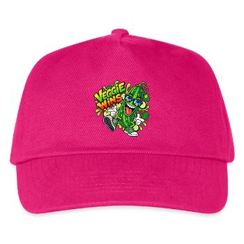 Veggie Wins Gurke - Kinder Basecap - Fuchsia - Vorne