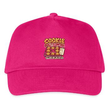 Cookie-Qualitätskontrolle – eine pro Charge - Kinder Basecap - Fuchsia - Vorne