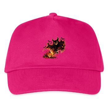 Kleiner Kürbis, großer Spuk - Kinder Basecap - Fuchsia - Vorne