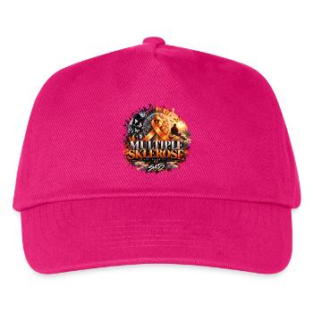 SATO – Multiple Sklerose | Du bist nicht allein  - Kinder Basecap - Fuchsia - Vorne