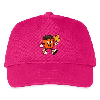 Becher-Kürbis - Kinder Basecap - Fuchsia - Vorne