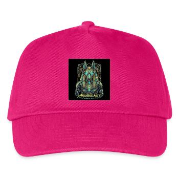 Cyberpunk Anubis Neo God - Kinder Basecap - Fuchsia - Vorne