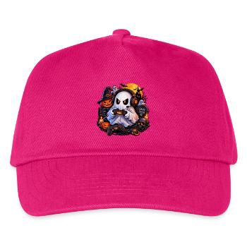 Halloween Gamer Geist: Hol dir den Style jetzt! - Kinder Basecap - Fuchsia - Vorne