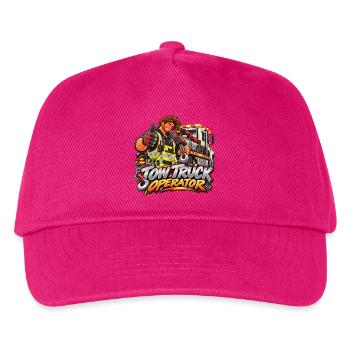 Cartoon-Schleppfahrer - Kinder Basecap - Fuchsia - Vorne
