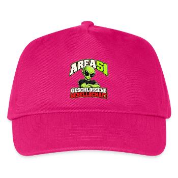 Area 51 – Geschlossene Gesellschaft - Kinder Basecap - Fuchsia - Vorne