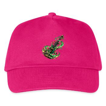 Smaragdgrüne Arkane Violine - Kinder Basecap - Fuchsia - Vorne
