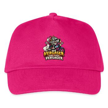 Vergaser Motorheld Kein Versager - Kinder Basecap - Fuchsia - Vorne